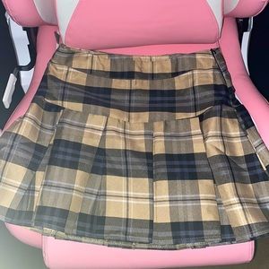Plaid skirt in size medium